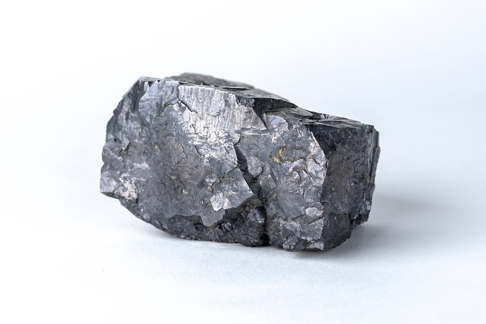 Crystals of galena, the main ore of lead from the mines at Leadhills