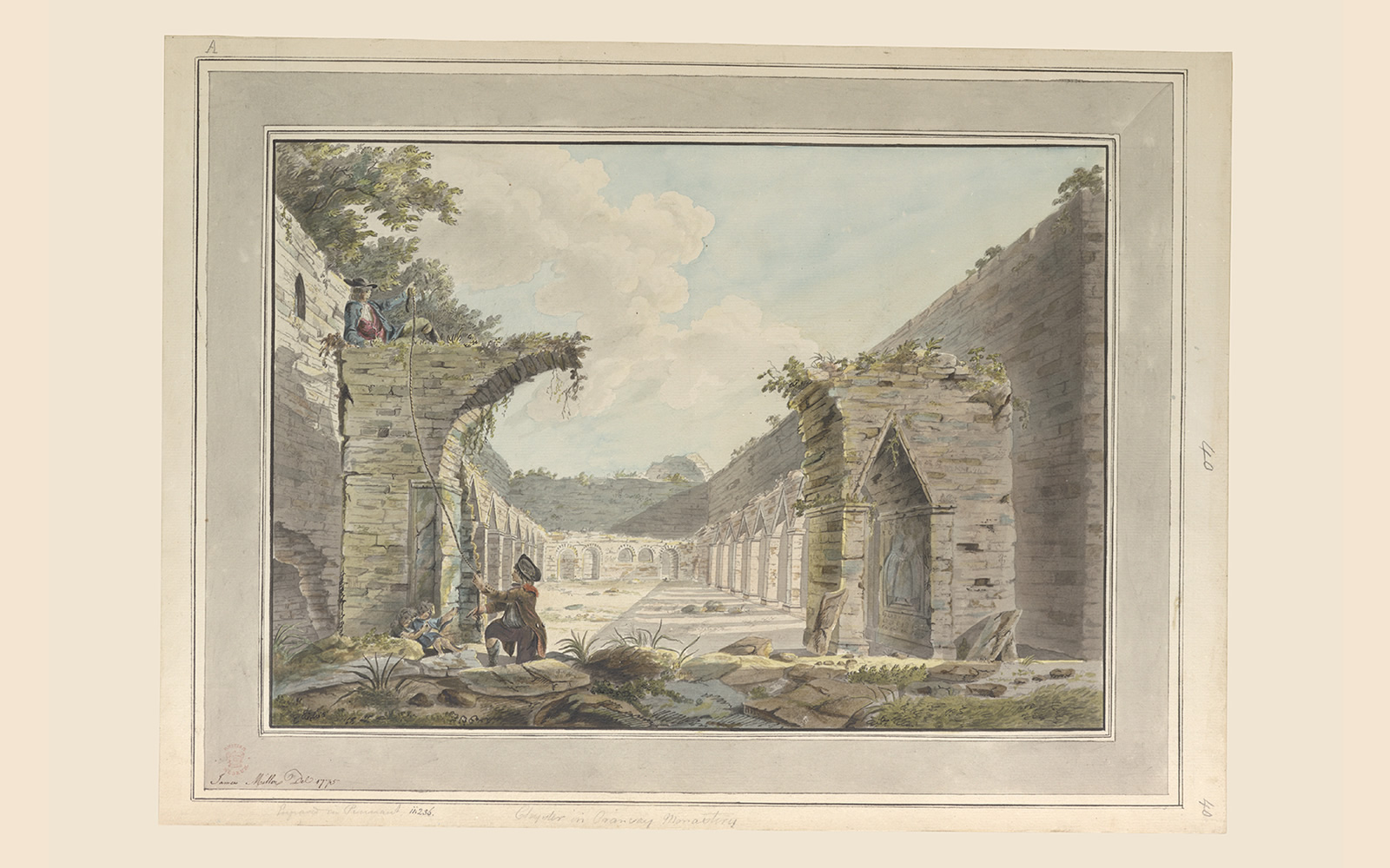 James Miller, 'Cloyster in Oronsay Monastery' (British Library)